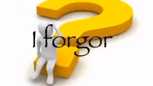 i-forgor