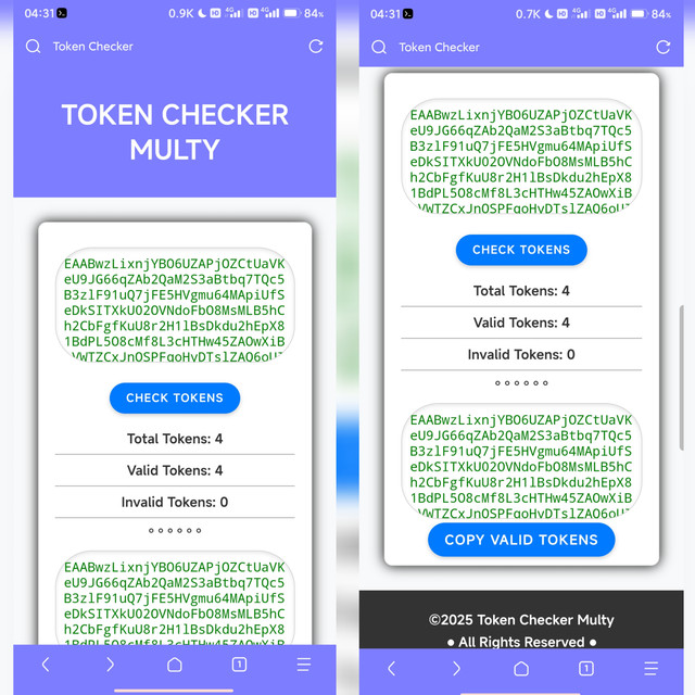Token Checker