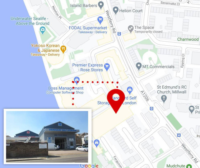 Vanguard Self Storage, 188 Westferry Road