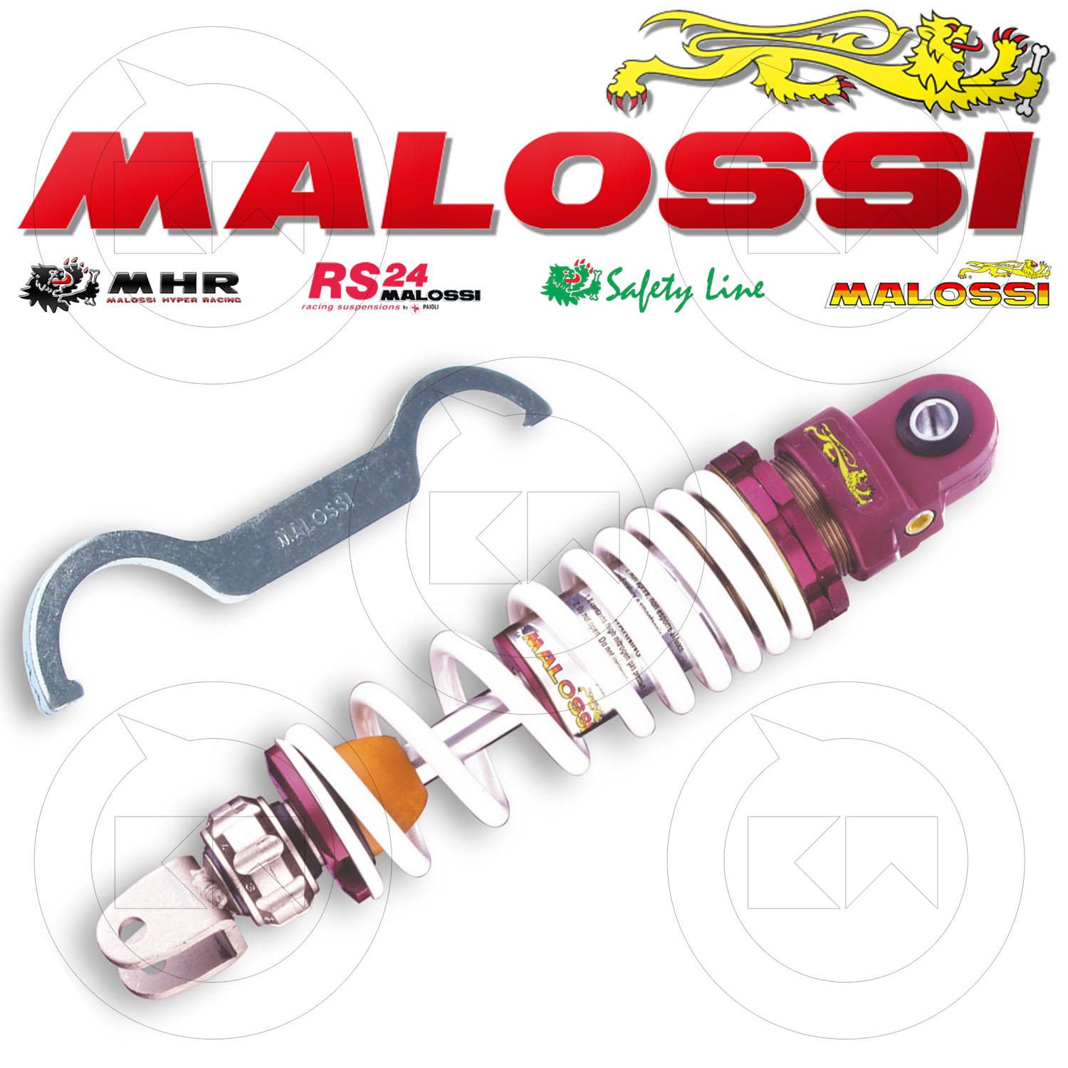 Malossi 467591 Rear Shock RS24 245mm Yamaha Axis 50 2T EBay