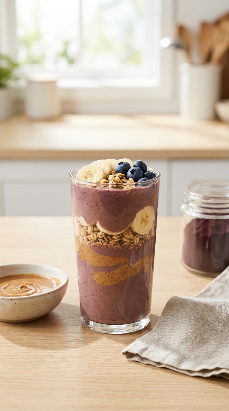 Creamy Almond Butter Acai — The Ultimate Superfood Fix