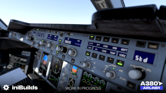 Cockpit A380 1