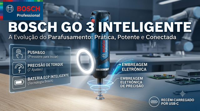 Bosch GO 3 Vale a Pena? A Parafusadeira Inteligente que Todo Mundo Deveria Ter em Casa