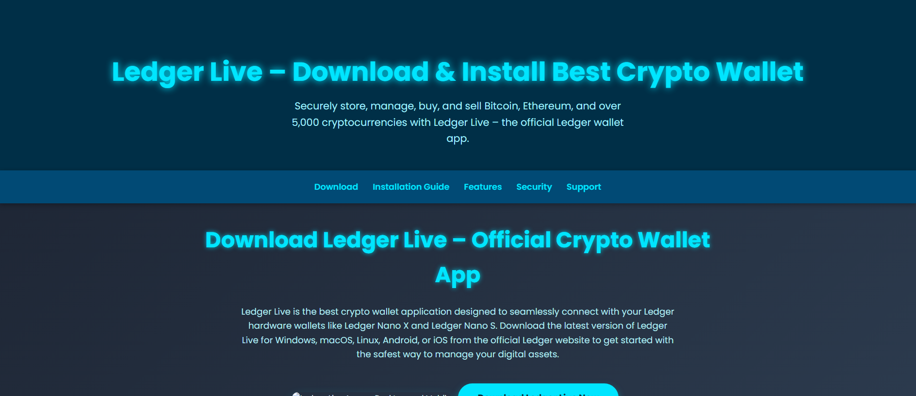 Stored capture of install-ledger-lives.pages.dev