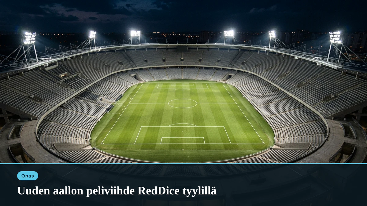 Uuden aallon peliviihde RedDice tyylillä