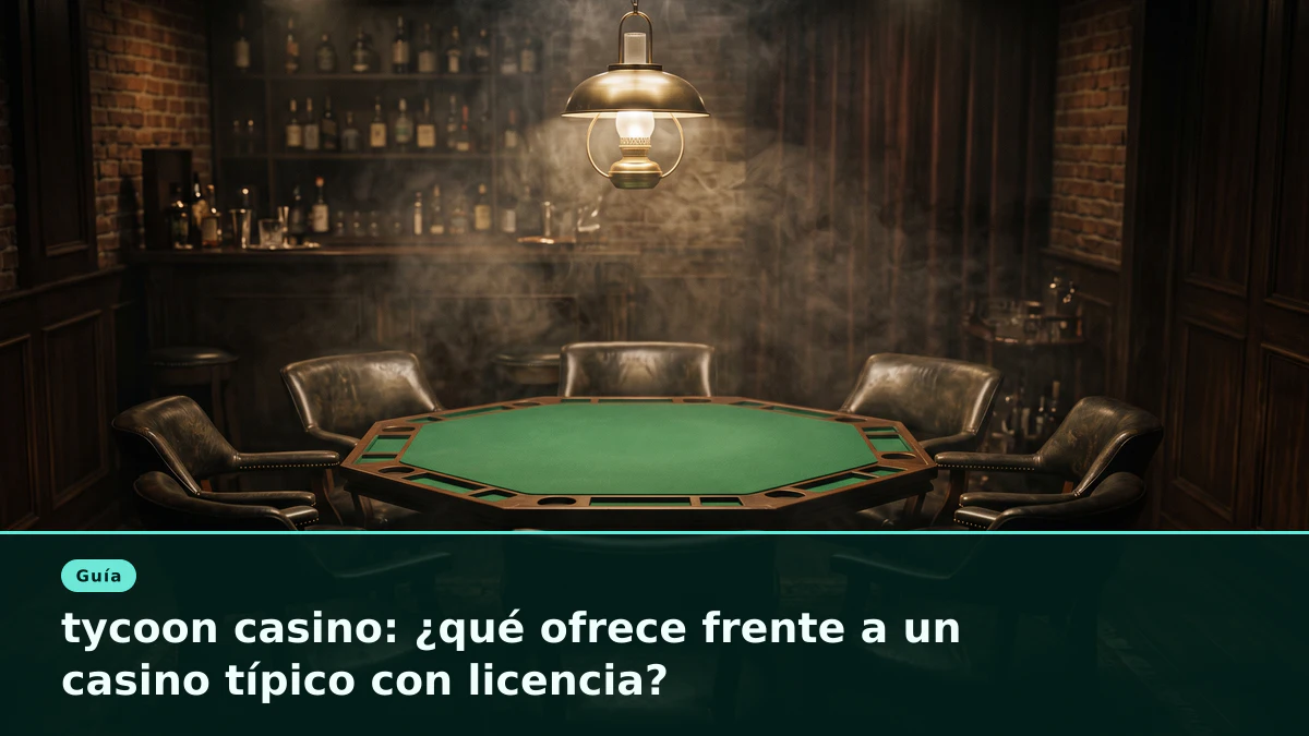 tycoon casino: ¿qué ofrece frente a un casino típico con licencia?