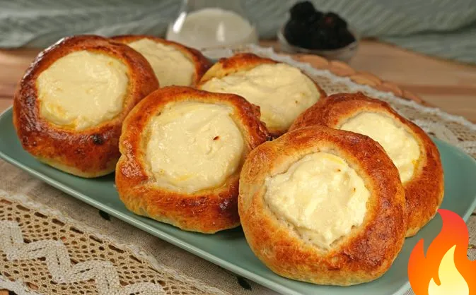 Постер Классические ватрушки с творогом и ванилью