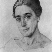 Портрет Н Е Добычиной 1921