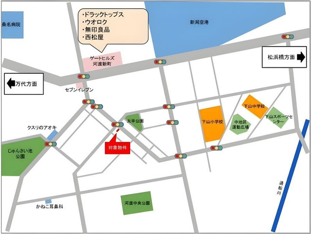 現地案内図
