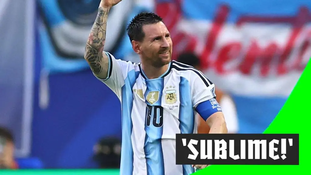 Messi Scores Stunning Opener for Argentina in Miami Match