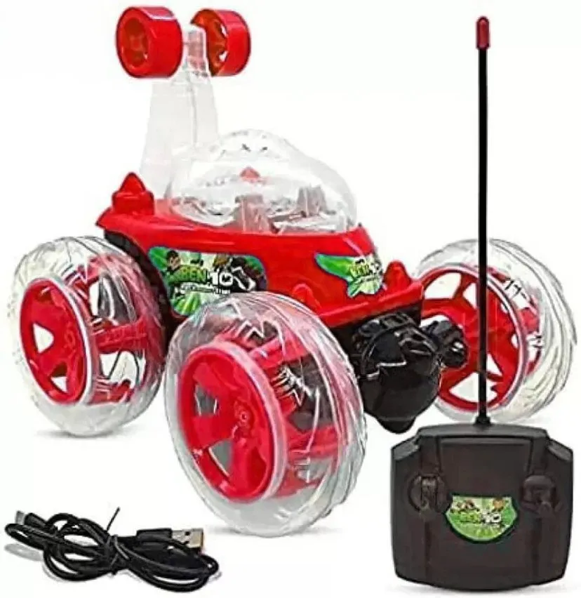 Remote Control Light & Sound Stunt Car
