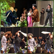 "나이트클럽인 줄"... 윤정수·원진서 결혼식, 홍석천·윤택 깜짝 퍼포먼스에 '웃음바다'