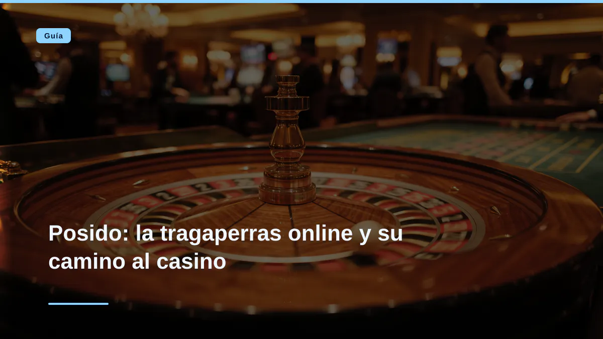 Posido: la tragaperras online y su camino al casino