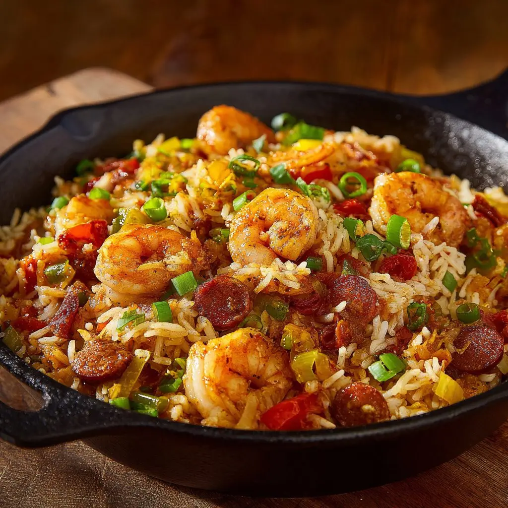 Cajun Shrimp and Rice Skillet