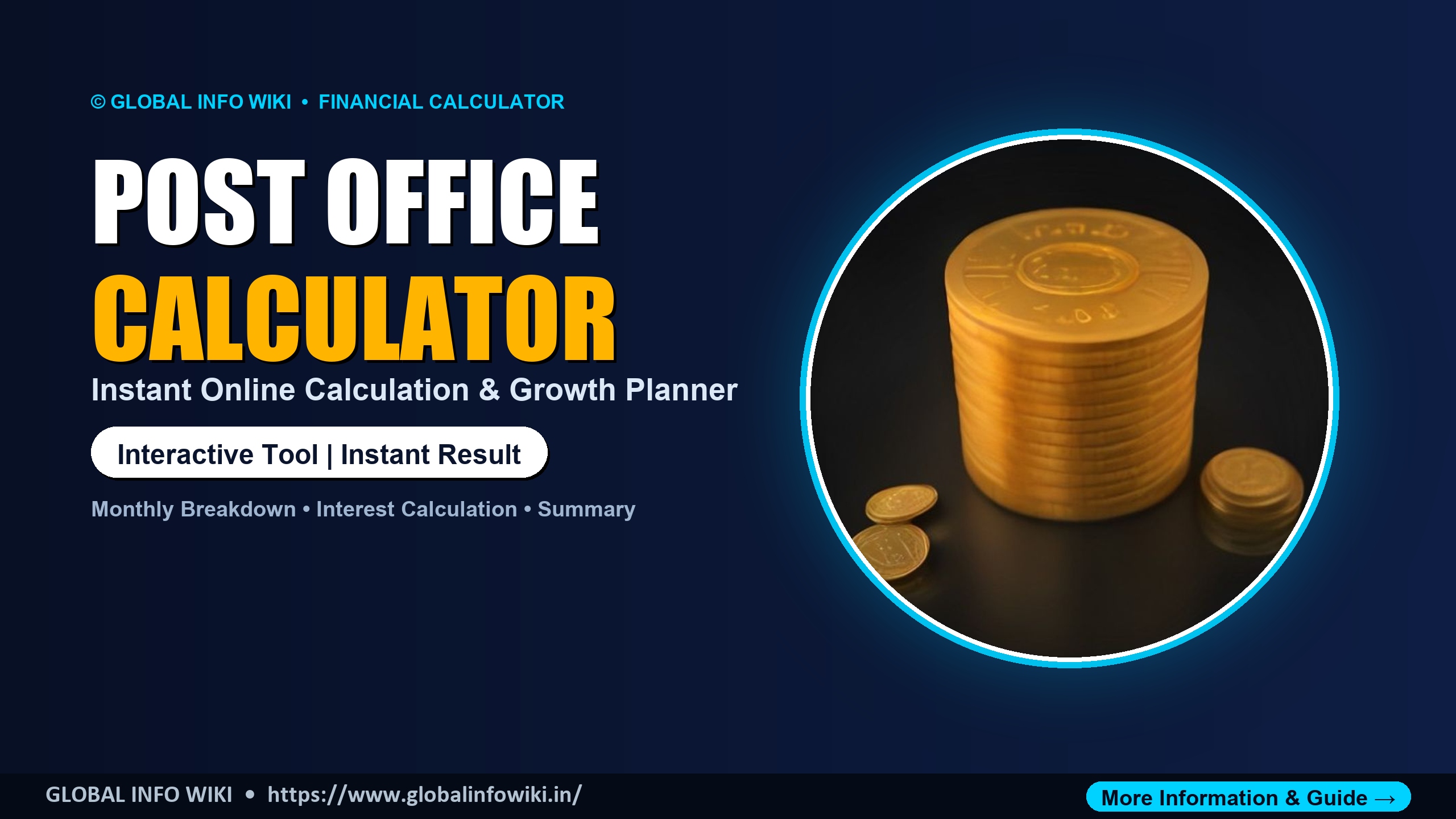 Post Office Monthly Income Scheme (POMIS) Calculator — Calculate Guaranteed Monthly Pension Post Office Monthly Income Scheme (POMIS) Calculator — Calculate Guaranteed Monthly Pension
