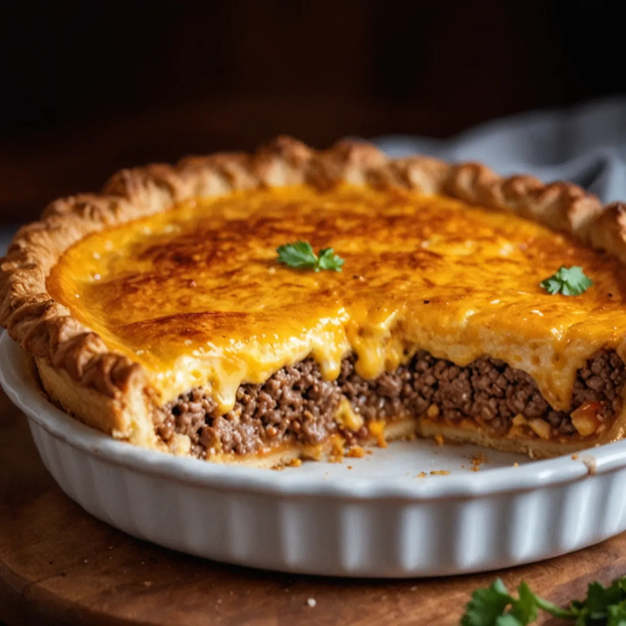 Ultimate Homemade Cheeseburger Pie Recipe
