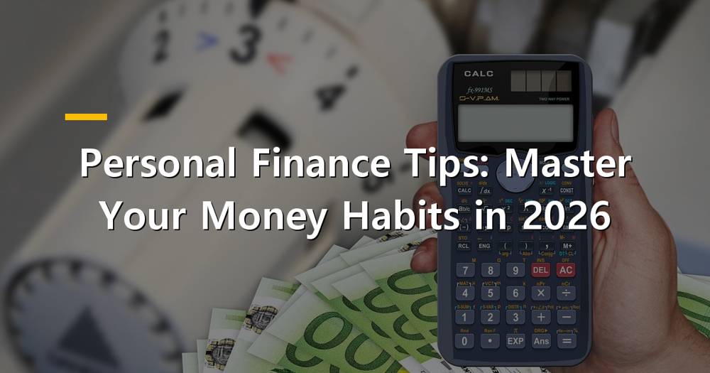 Person organizing finances on a laptop, symbolizing personal finance tips