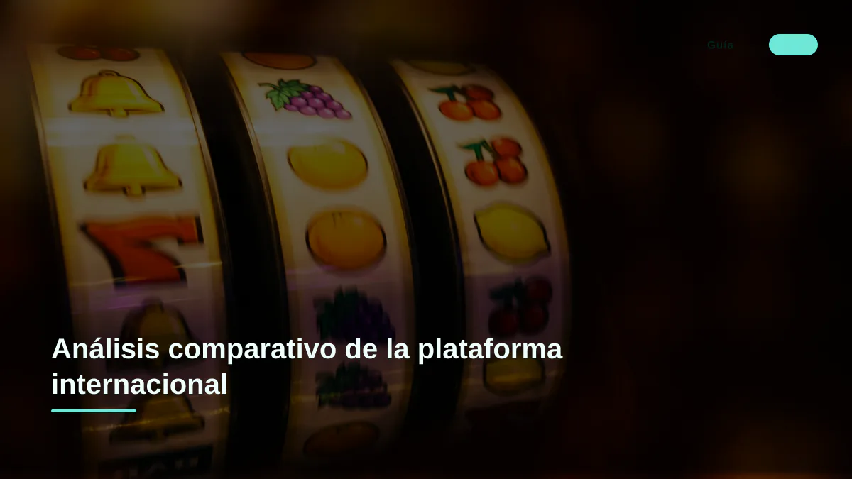 Análisis comparativo de la plataforma internacional