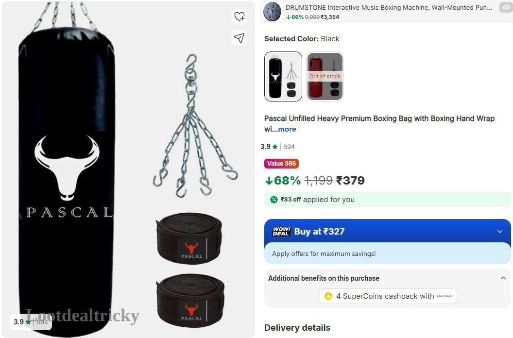 Grab Punching Bag | Lowest Price Deal