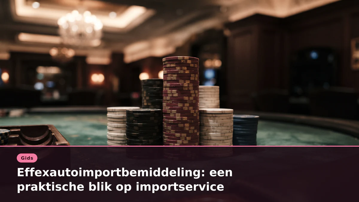 Effexautoimportbemiddeling: een praktische blik op importservice
