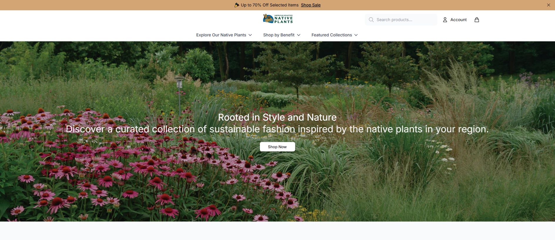 Stored capture of americanbeautiesnativeplantsco.shop