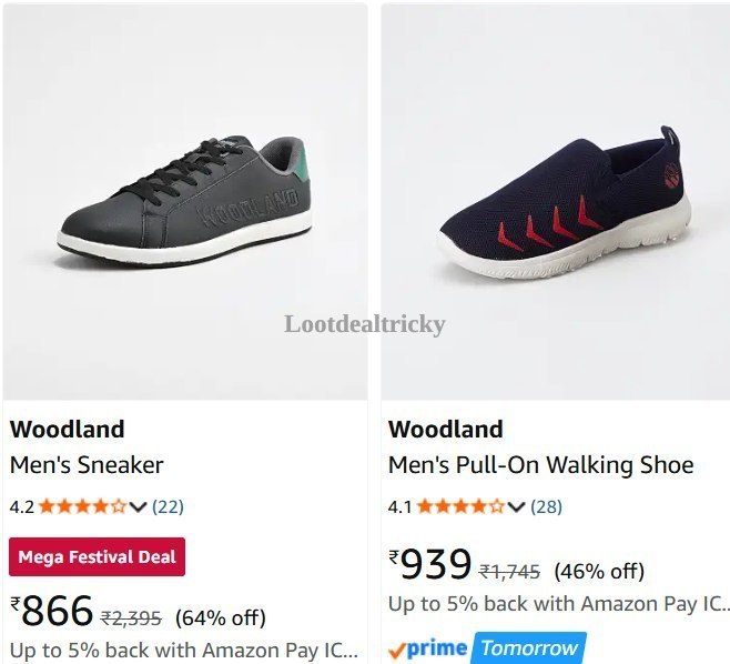 Amazon Woodland Footwears | Loot Deal