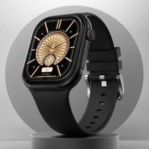 Fire-Boltt Brillia 51.3mm (2.02 inch) Smartwatch (Black Strap, Free Size)