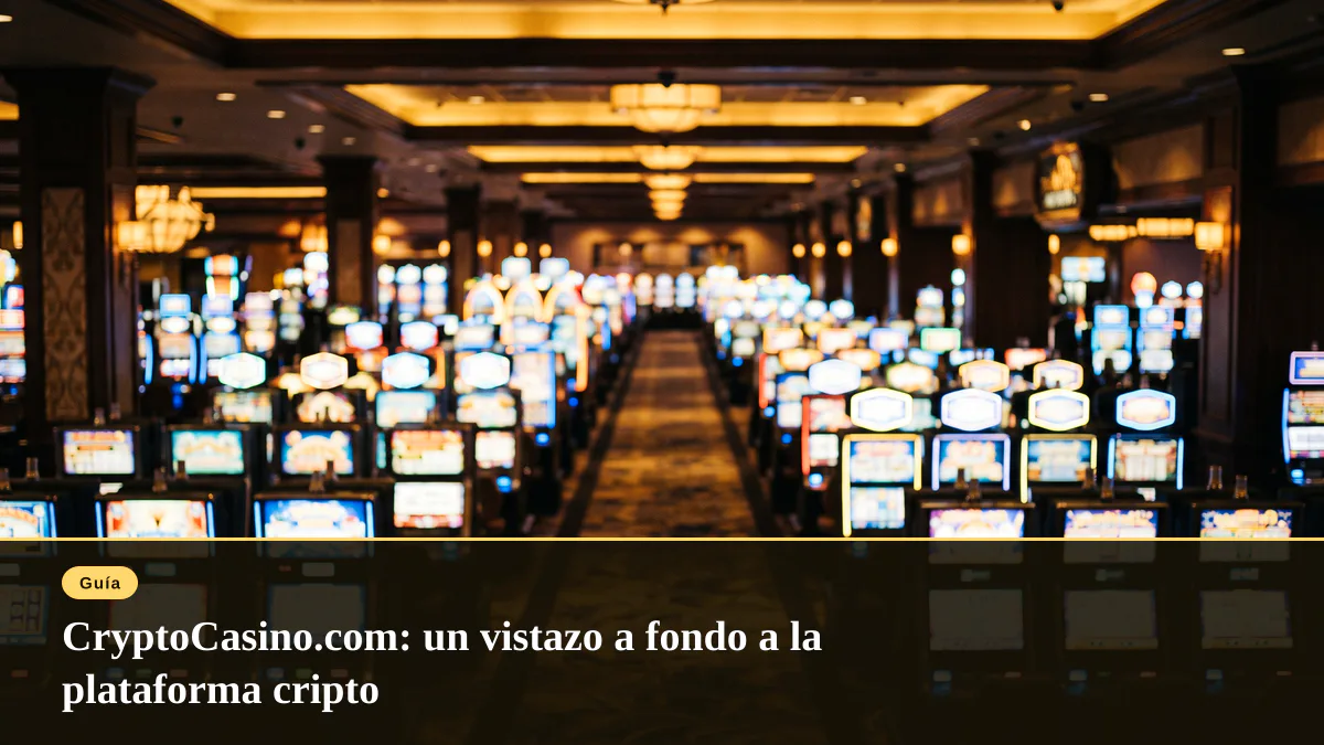 CryptoCasino.com: un vistazo a fondo a la plataforma cripto