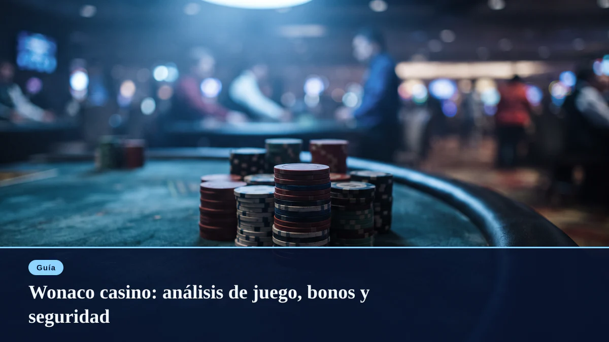 Wonaco casino: análisis de juego, bonos y seguridad