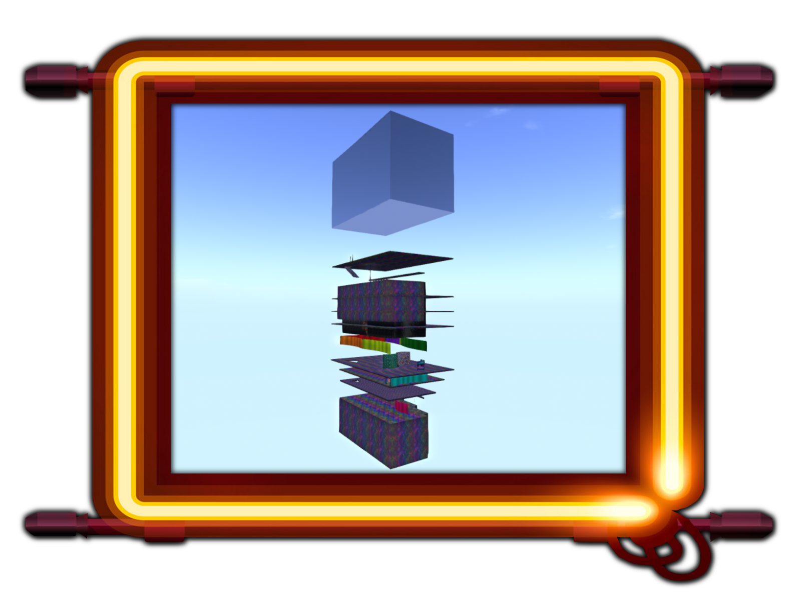 The procession of skyboxen in Floret currently.