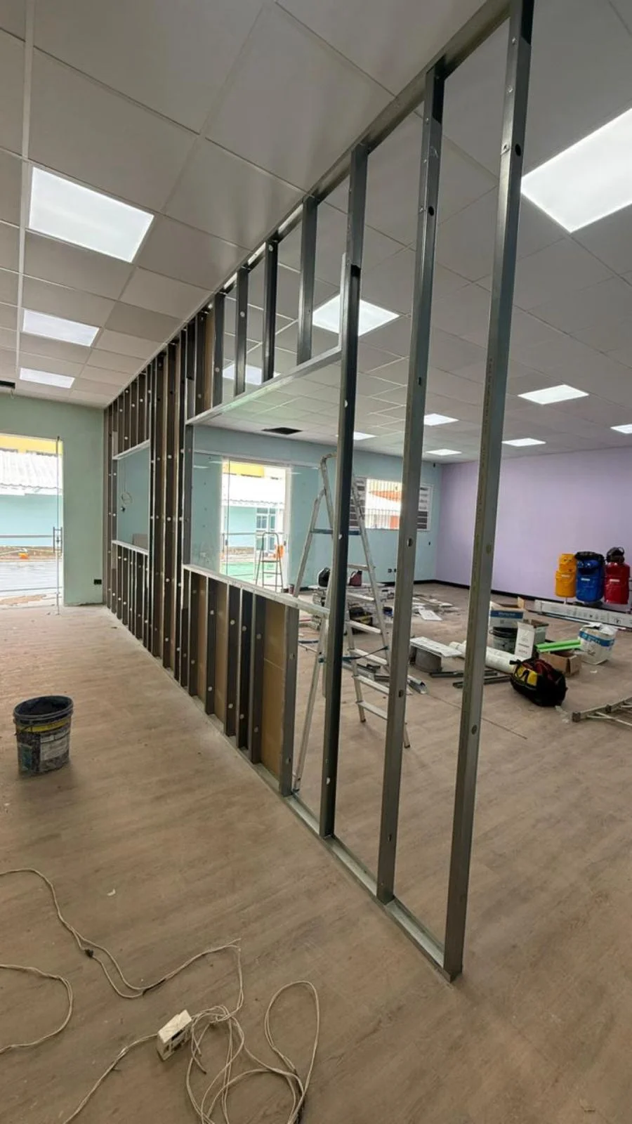 Projeto em parede de drywall