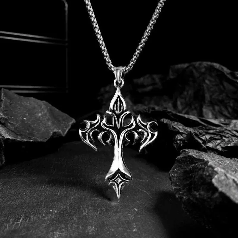 Chrome fire heart chain - photo 4