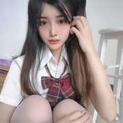红色格子裙JK (1)
