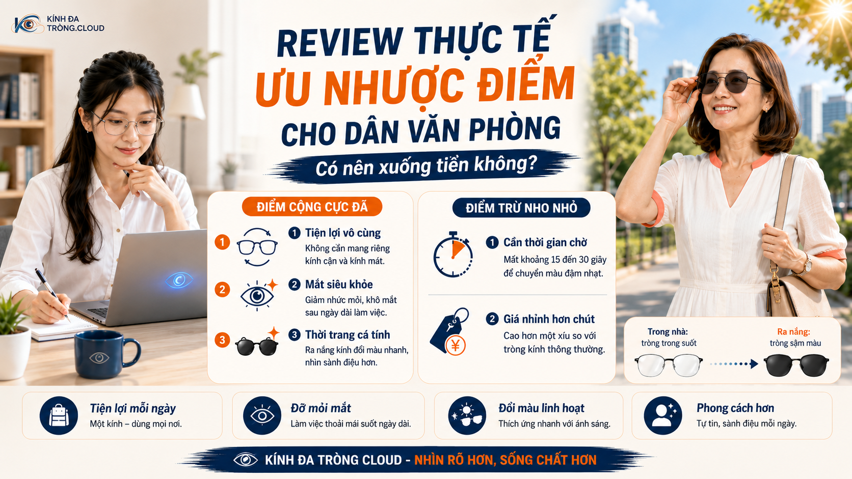 2. Review thực tế: Ưu nhược điểm cho dân văn phòng mình