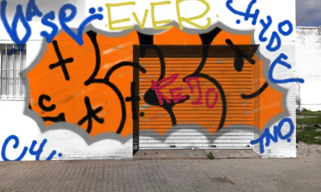 Graffiti artwork by AOSER275