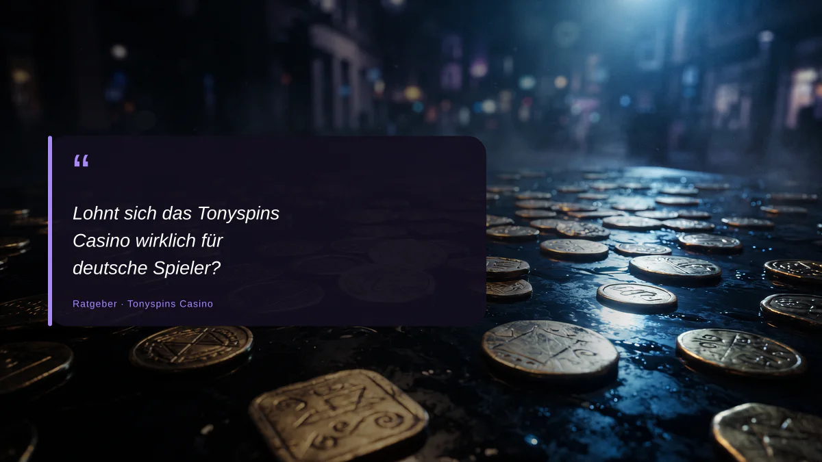 Lohnt sich das Tonyspins Casino wirklich für deutsche Spieler?