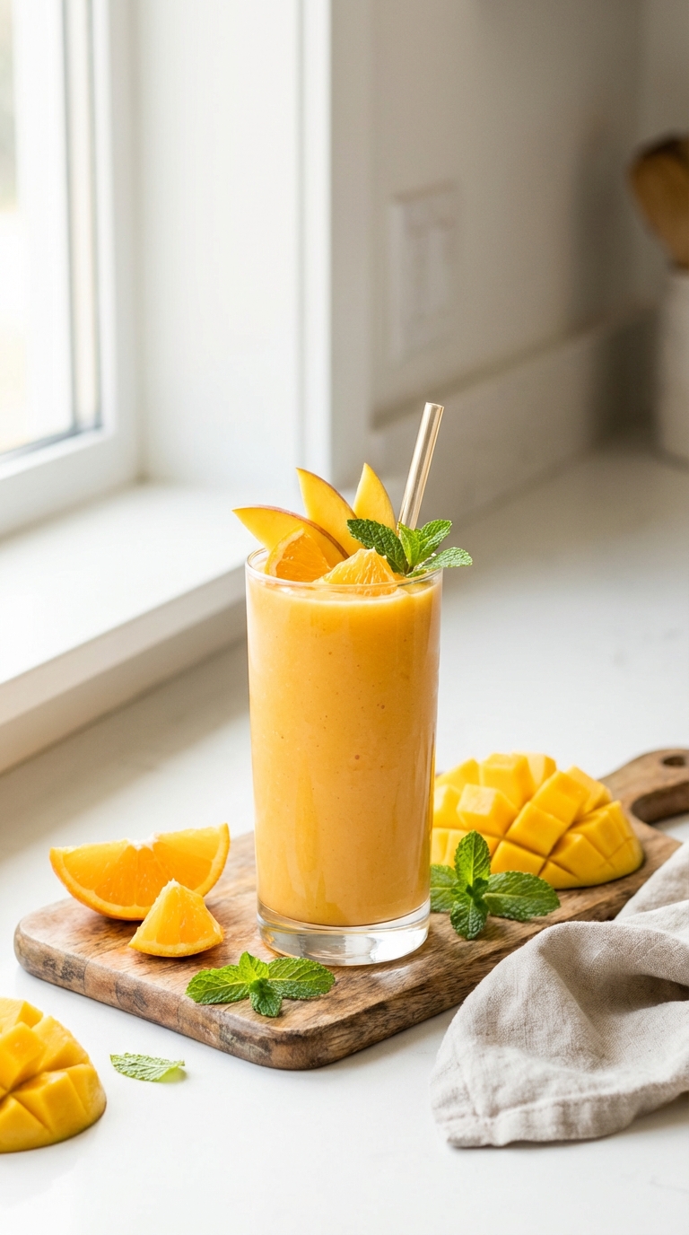 Tropical Mango Citrus Mix — Your New Go-To Healthy Orange Smoothie Recipe