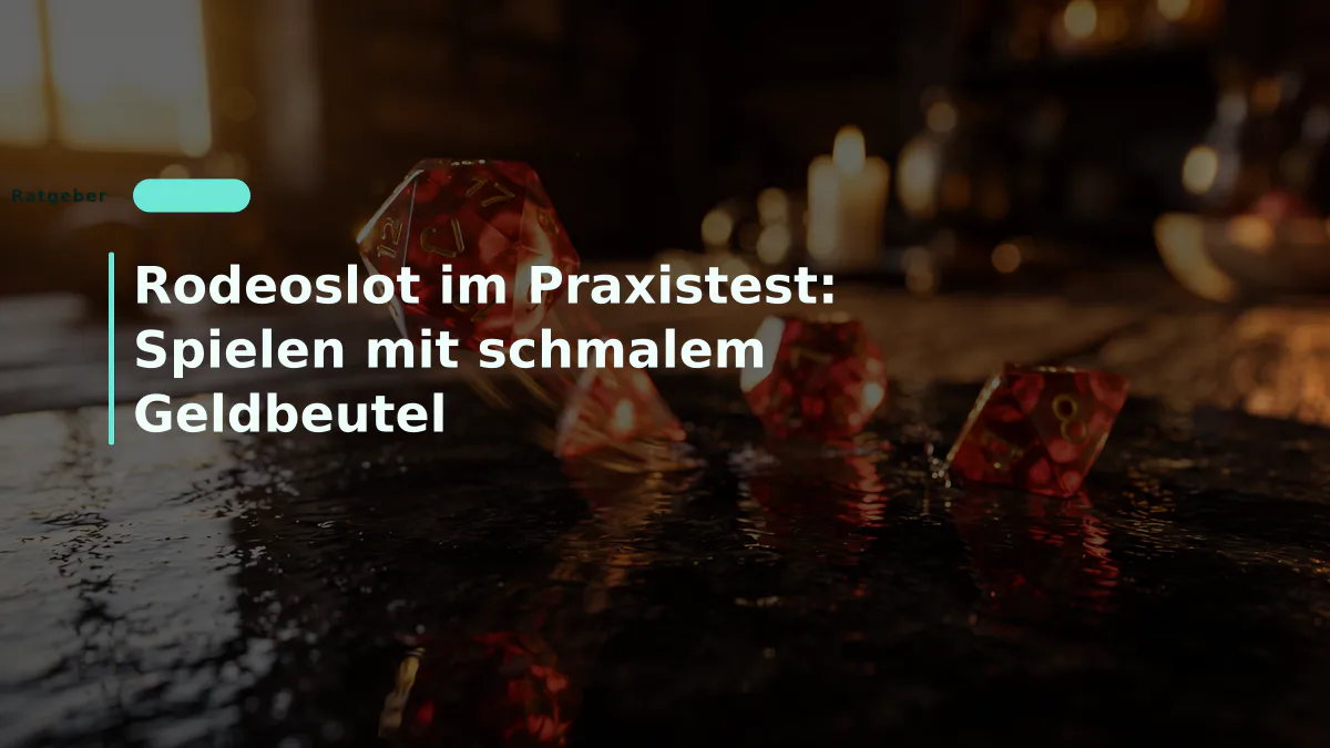 Rodeoslot im Praxistest: Spielen mit schmalem Geldbeutel