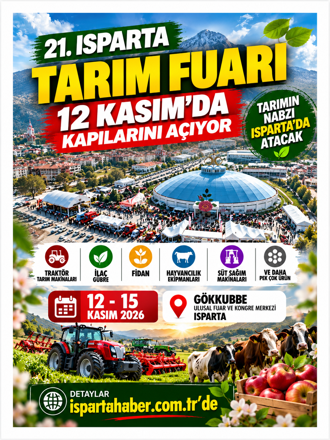 21 Isparta Tarım Fuarı 2026