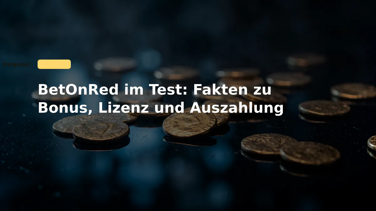 BetOnRed im Test: Fakten zu Bonus, Lizenz und Auszahlung