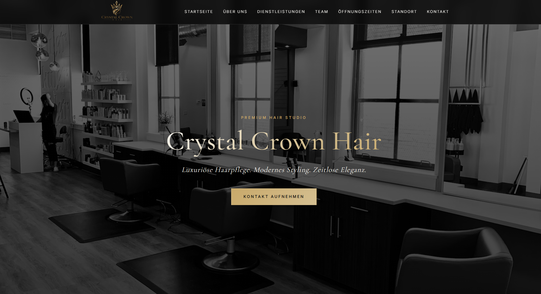 Crystal Crown Hair