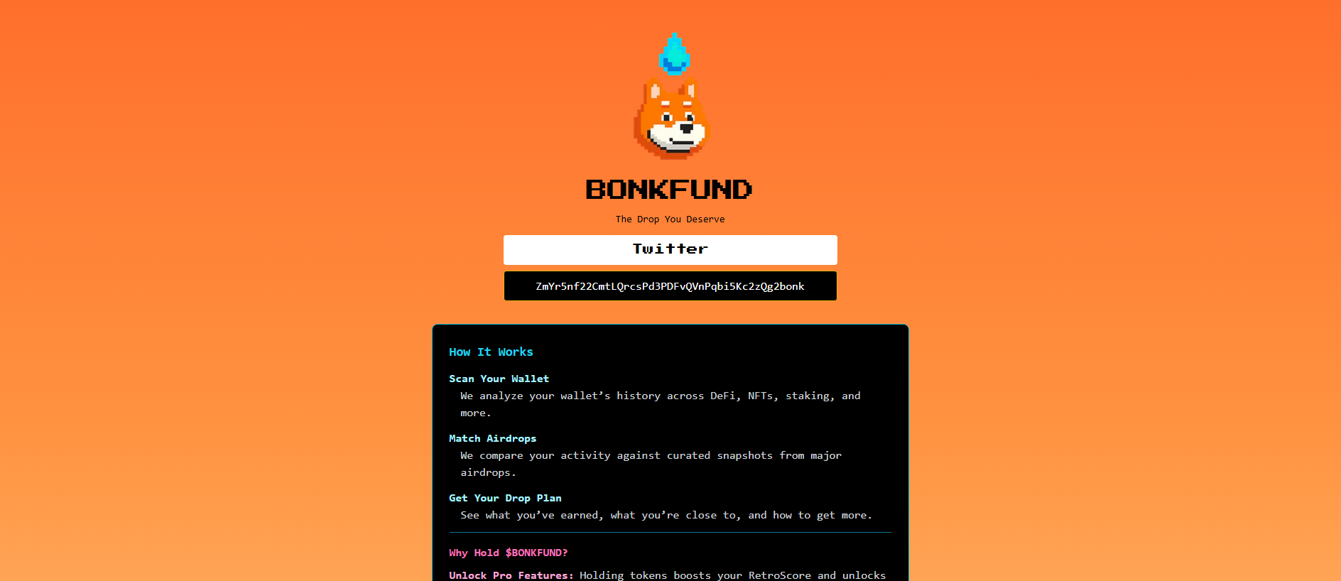 Stored capture of bonkfund.xyz