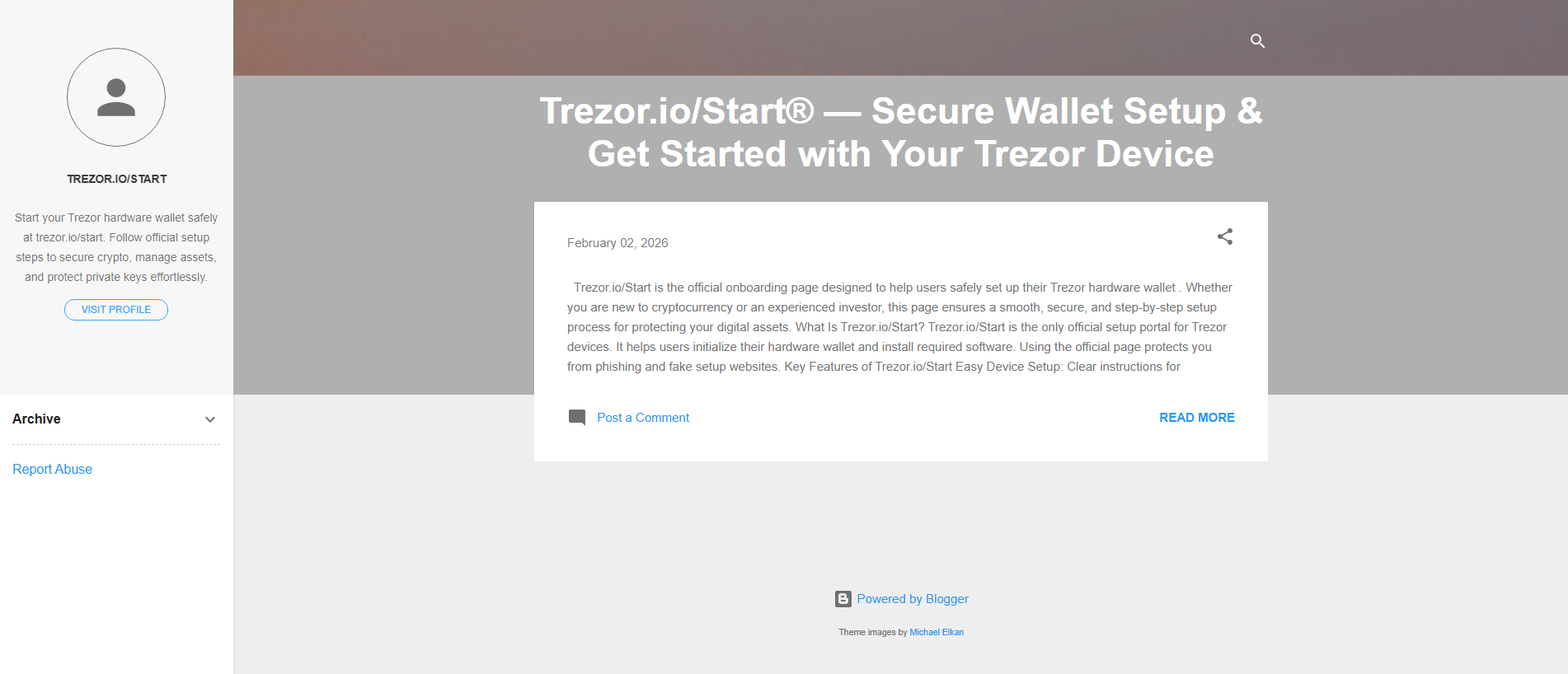Stored capture of trezor-iostarts.blogspot.com.ee
