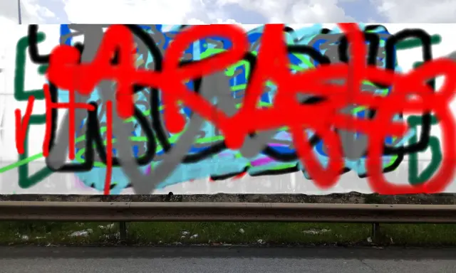Graffiti artwork by TorcidaGliwice
