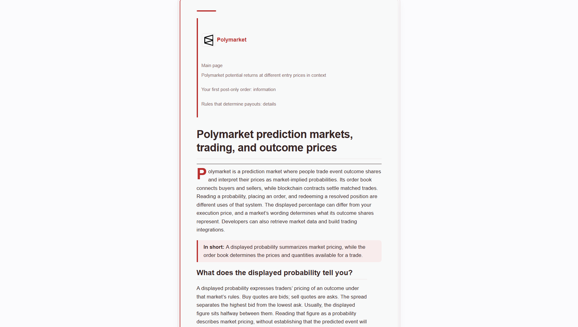 Stored capture of poylmarket.trade