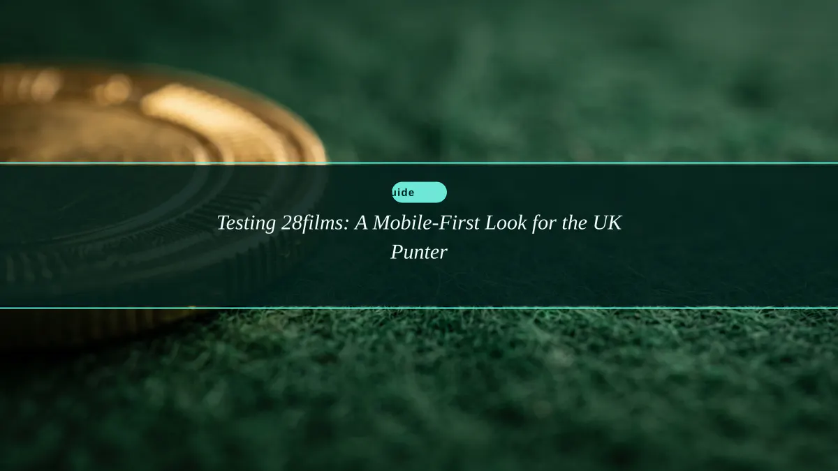 Testing 28films: A Mobile-First Look for the UK Punter