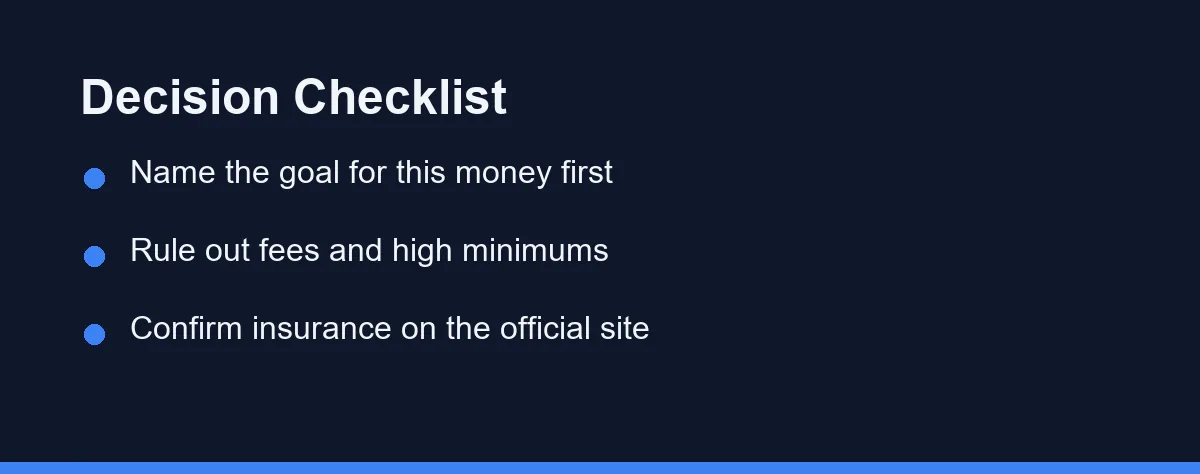 Decision Checklist
