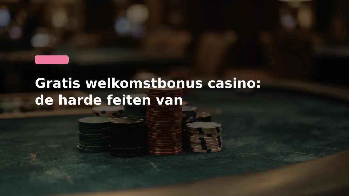 Gratis welkomstbonus casino: de harde feiten van