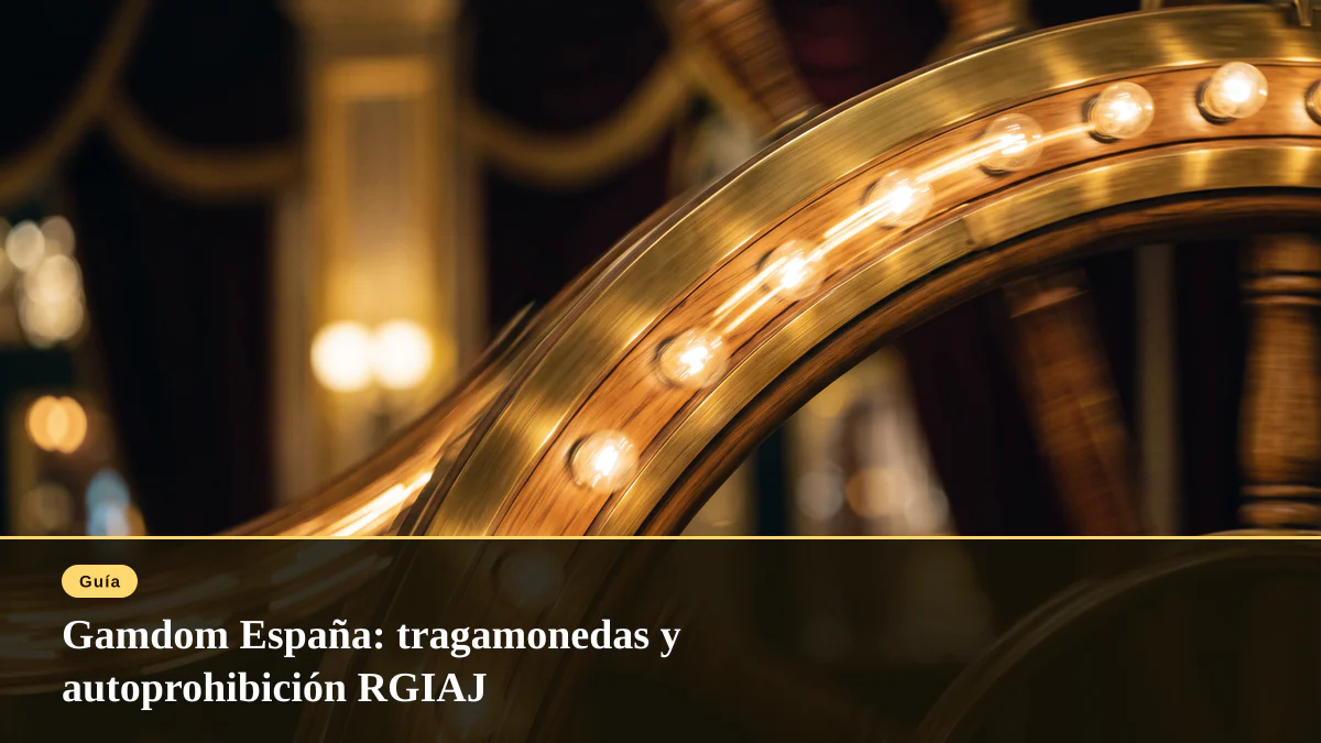 Gamdom España: tragamonedas y autoprohibición RGIAJ