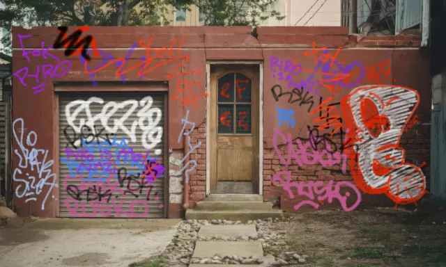 Graffiti artwork by Rickertos